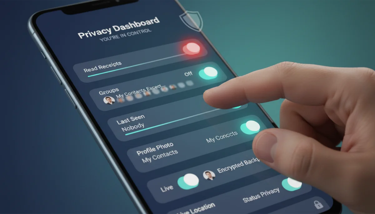 Customizing WhatsApp privacy controls