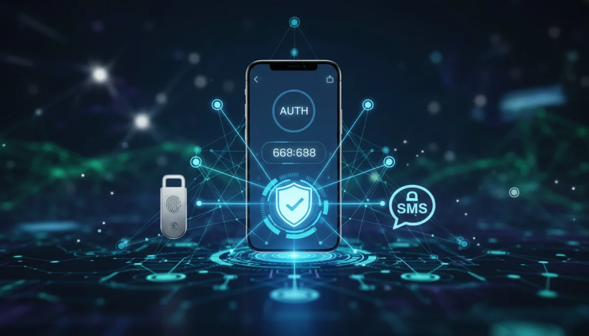 Various methods for two-factor authentication displayed securely