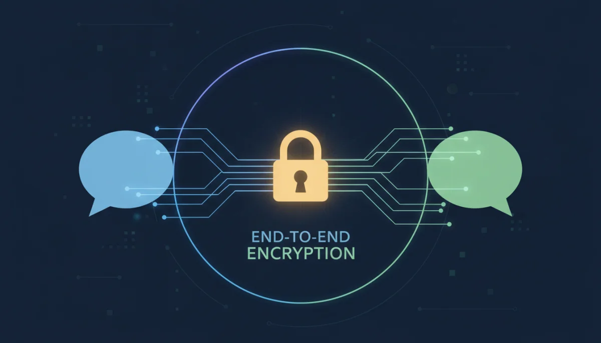 End-to-end encryption securing digital conversations