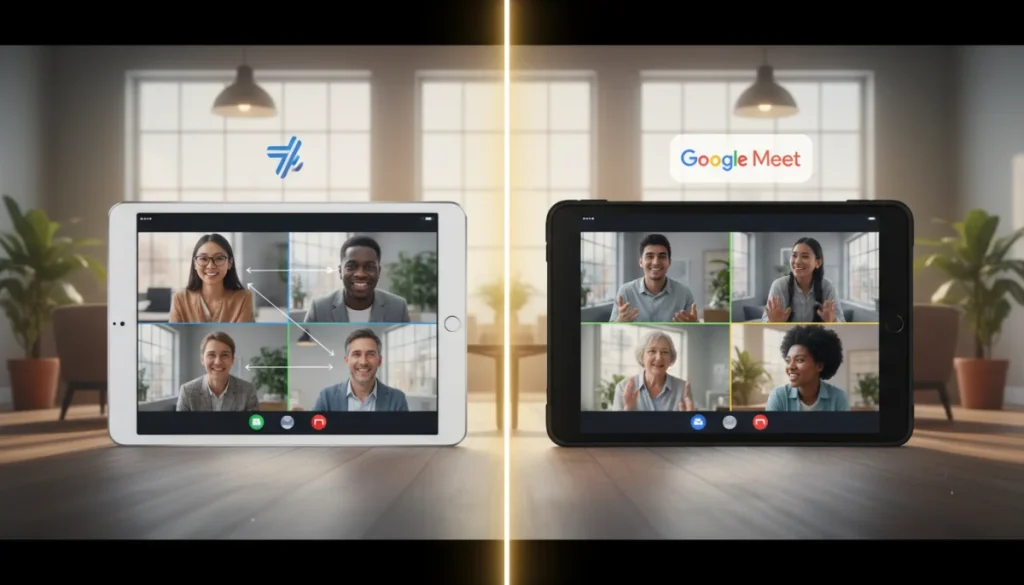FaceTime vs Google Meet device compatibility comparison
