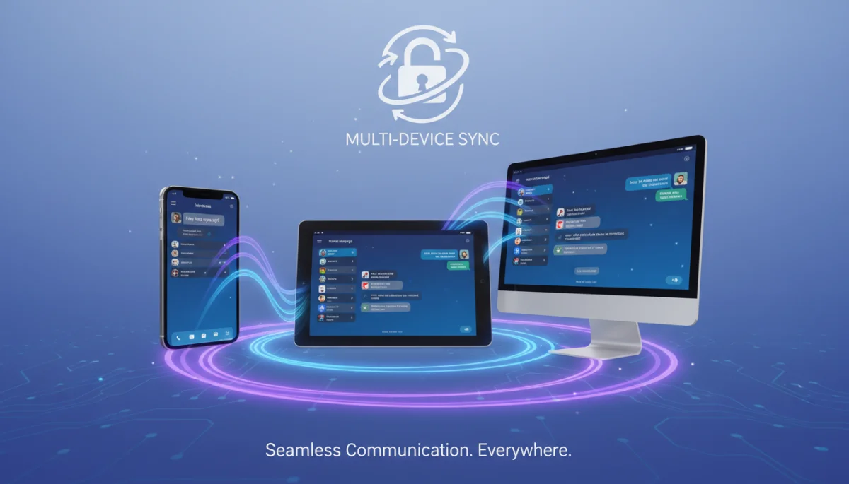 Multi-device messaging synchronization across various gadgets
