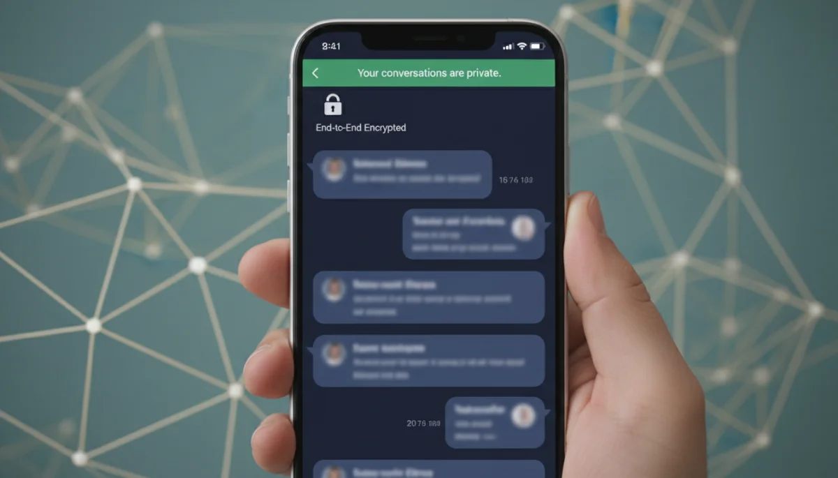 Secure messaging app on smartphone for pre-date communication