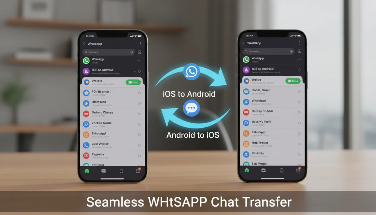Cross-platform WhatsApp chat transfer between iOS and Android