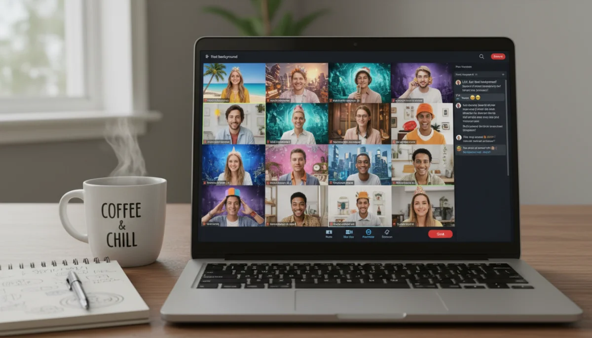 Zoom features for informal video gatherings